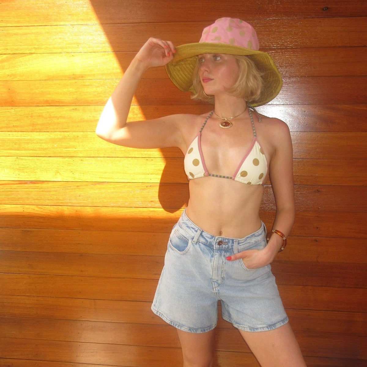 Melon Dot Hat