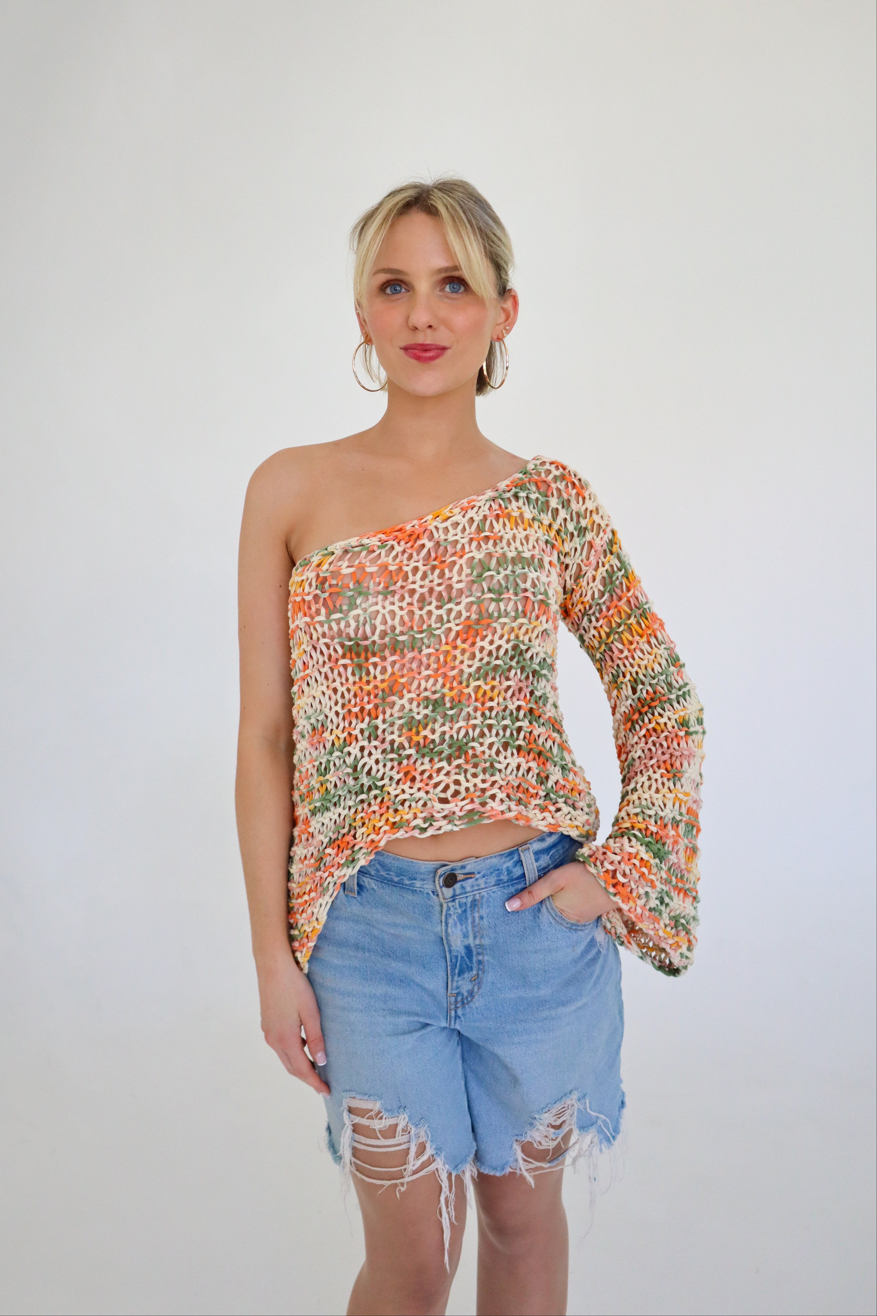Sunset Stitch Top