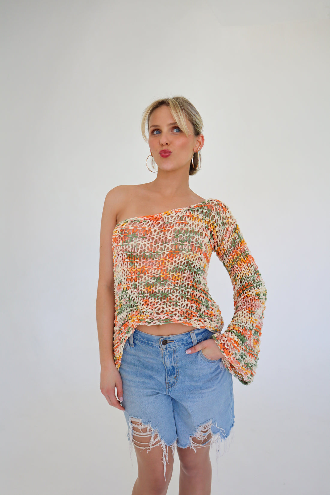 Sunset Stitch Top