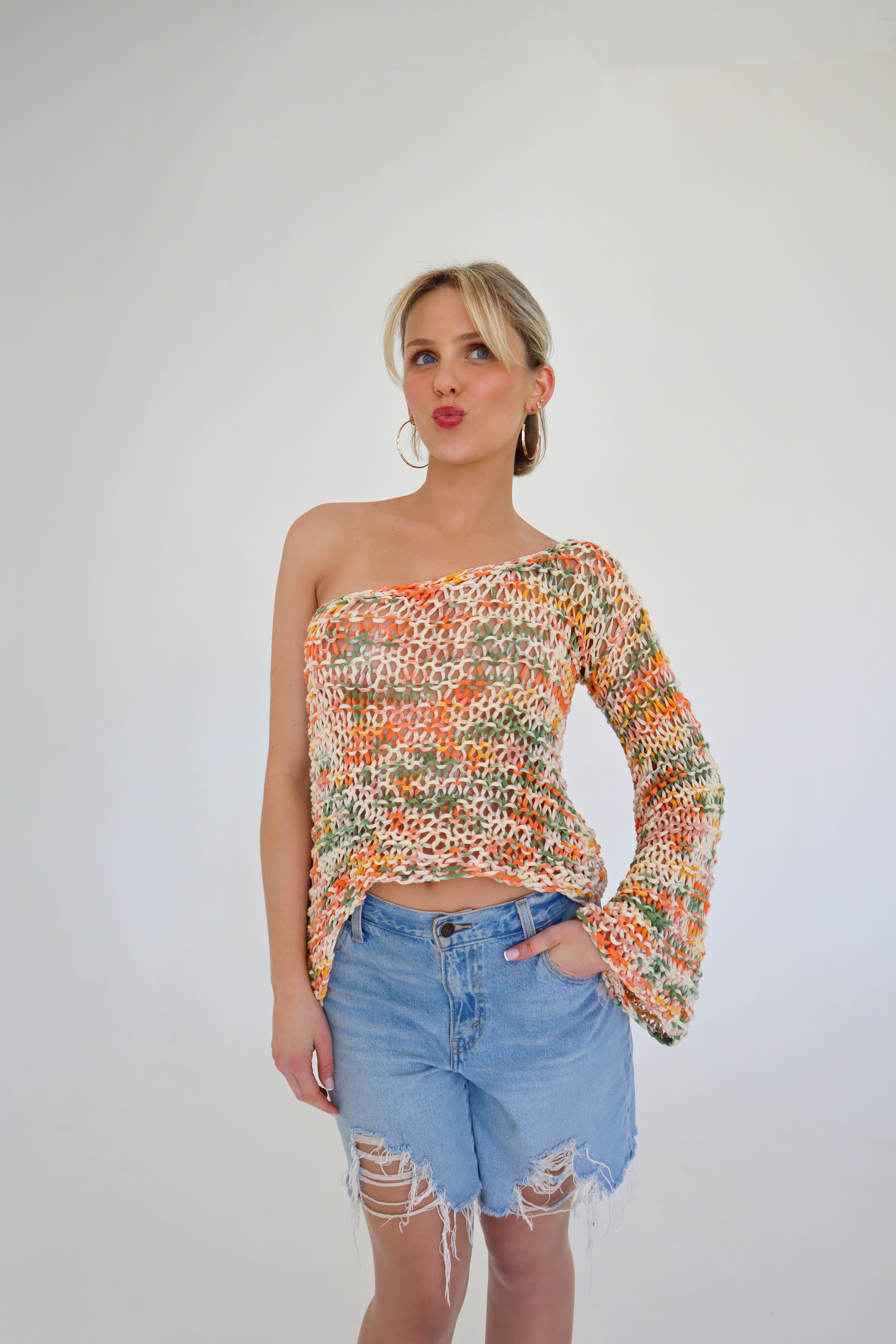 Sunset Stitch Top